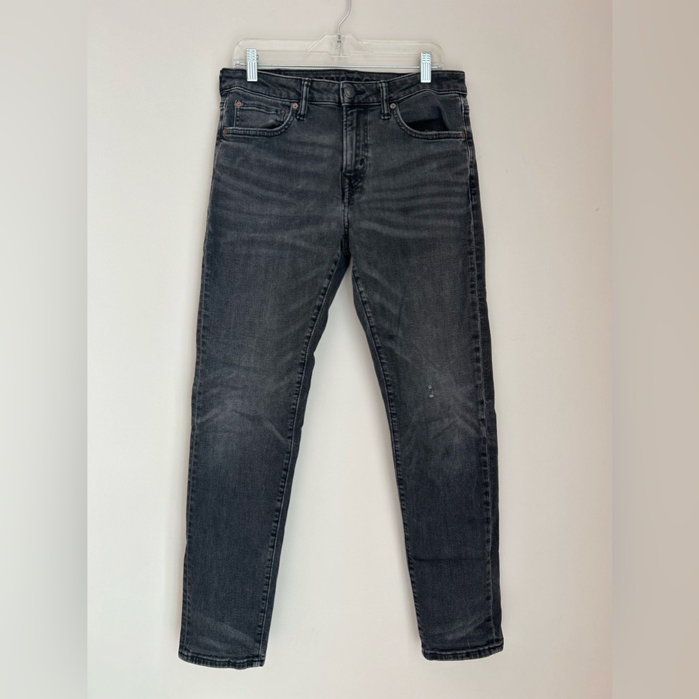 Black American Eagle 🦅 Airflex Jeans 👖 Size 31x32 - Picture 4 of 12